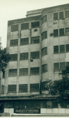 Foto em preto e branco da fachada do IFF. (Foto: acervo COC).